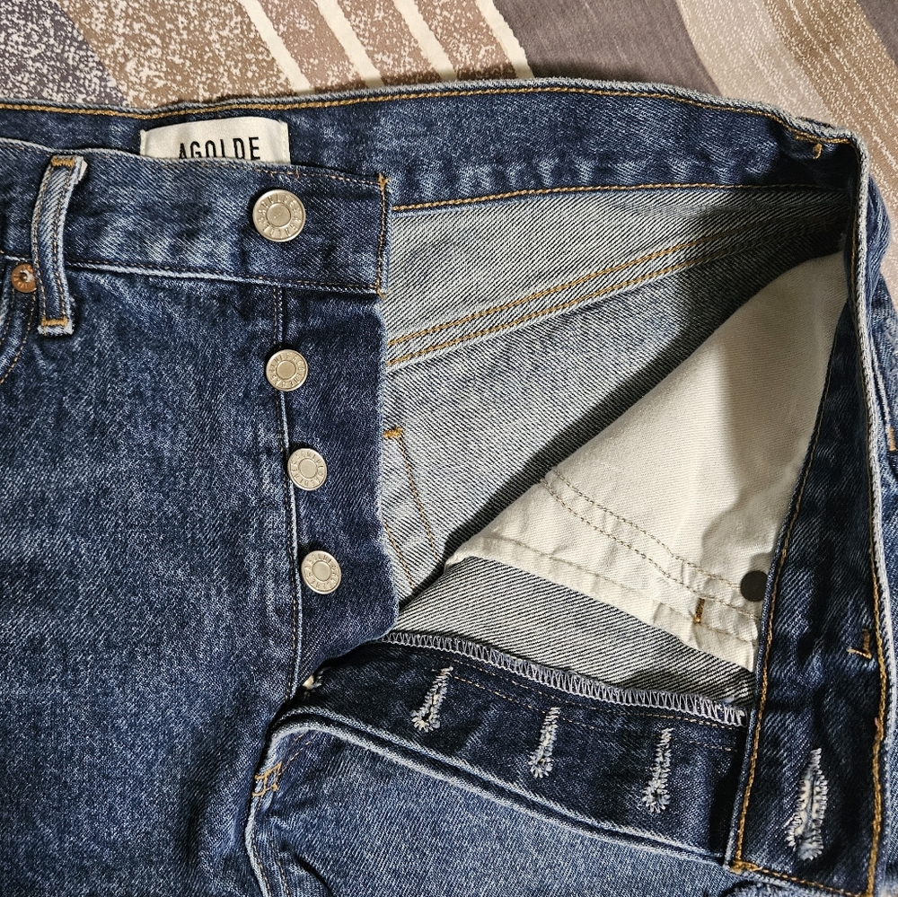 Agolde Button Fly Short - Picture 5 of 5